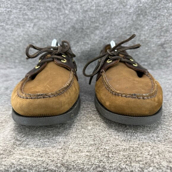 ✅Sperry Authentic Original A/O Boat Shoe Mens 10.5 Wide 2 Eye Brown Buck Leather - Picture 5 of 11